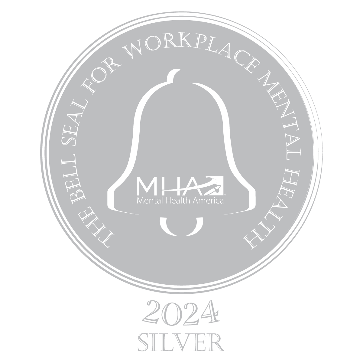 The Bell Seal for Workplace Mental Health 2024 Silver